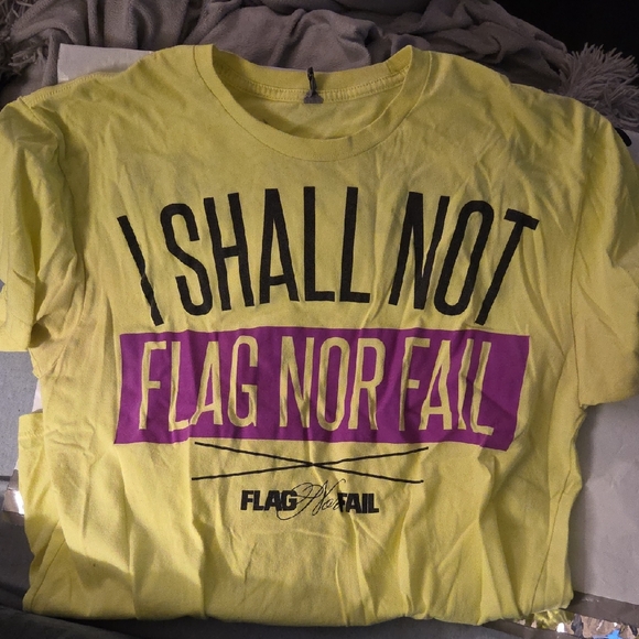 flag nor fail Other - Flag Nor Fail Yellow and Purple Statement Tee